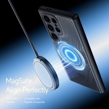 DUX DUCIS Samsung S24 Ultra Aimo Series Magnetring Skal - Svart