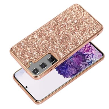 SKALO Samsung S24 Glitter TPU Skal - Guld