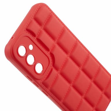SKALO Samsung A05s 4G Puffer Bumper TPU-Skal - Röd