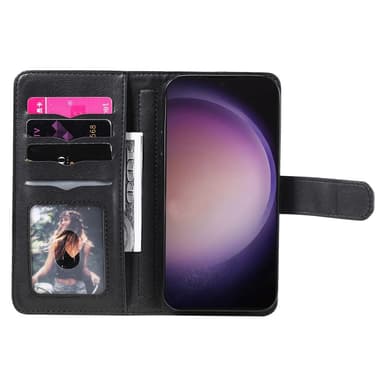 SKALO Samsung S24 Ultra 10-FACK Plånboksfodral - Svart