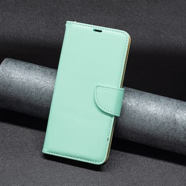 SKALO Samsung S24 Litchi Plånboksfodral - Turkos