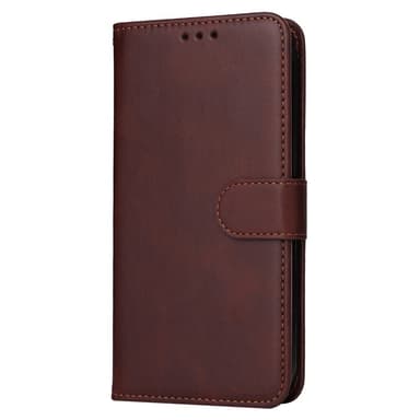 SKALO Samsung S24 Ultra PU-Läder Plånboksfodral - Brun