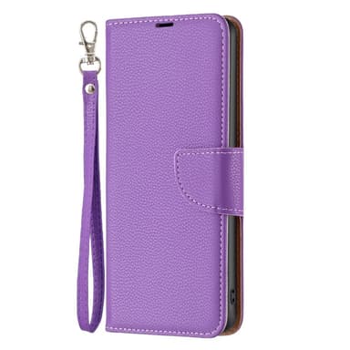 SKALO Samsung S24 Litchi Plånboksfodral - Lila