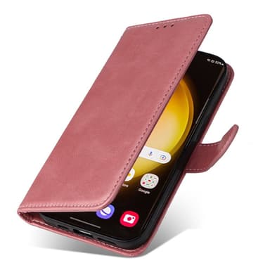 SKALO Samsung S24 Ultra PU-Läder Plånboksfodral - Rosa