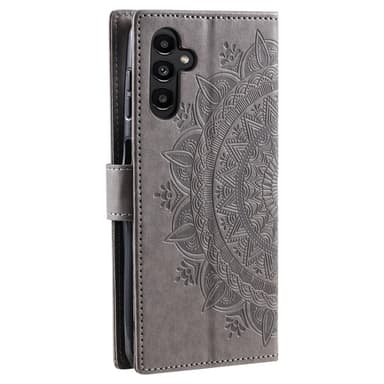 SKALO Samsung S24+ Mandala Plånboksfodral - Grå