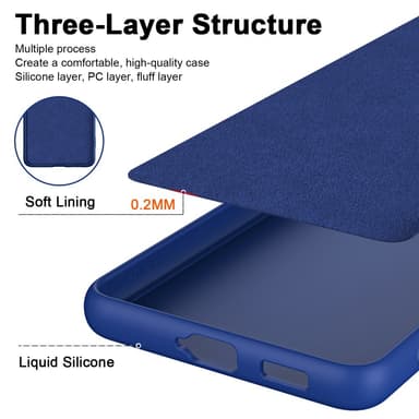 SKALO Samsung S24 Ultratunn TPU-Skal - Blå