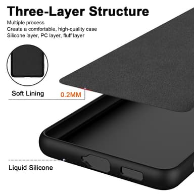 SKALO Samsung S24 Ultratunn TPU-Skal - Svart