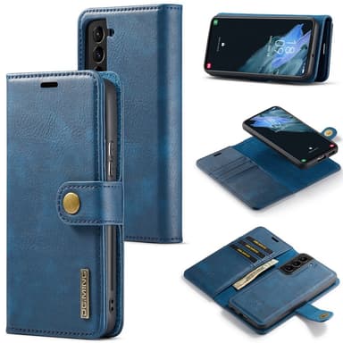 DG MING Samsung S24+ 2-i-1 Magnet Plånboksfodral - Blå