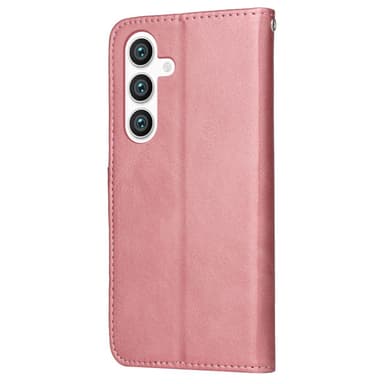 SKALO Samsung S24+ PU-Läder Plånboksfodral - Rosa