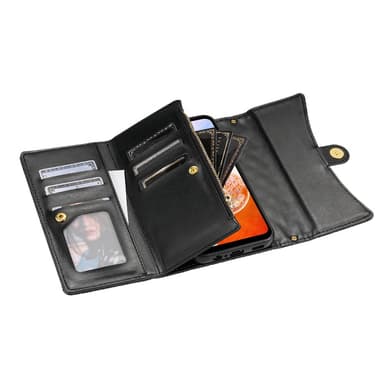 SKALO Samsung A05s 4G Evelope Clutch 8-Fack - Svart