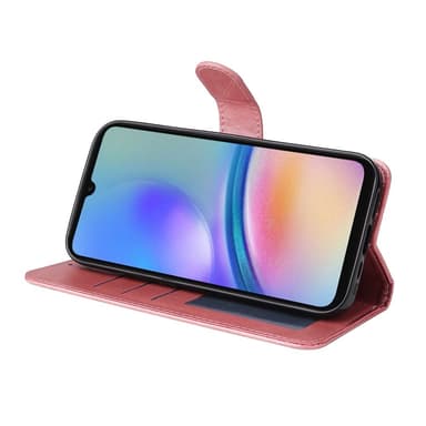 SKALO Samsung A05s 4G PU-Läder Plånboksfodral - Rosa