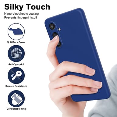 SKALO Samsung S24 Ultratunn TPU-Skal - Blå