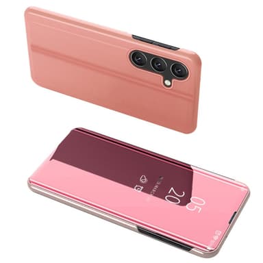 SKALO Samsung A05s 4G Clear View Spegel fodral - Roséguld