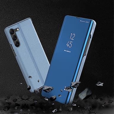 SKALO Samsung S24+ Clear View Spegel fodral - Lila