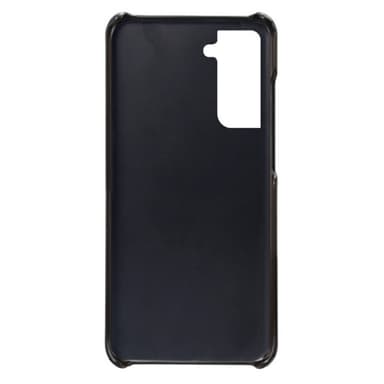 SKALO Samsung S24 PU Läder Skal med Korthållare/Plånbok - Svart