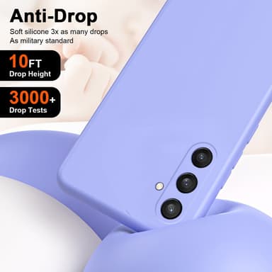 SKALO Samsung S24 Ultratunn TPU-Skal - Lila