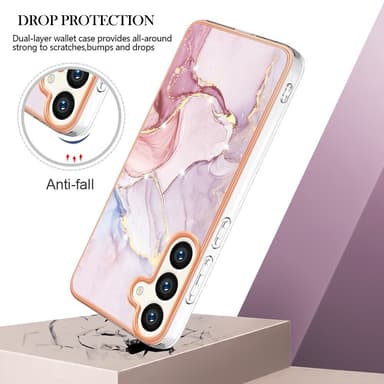SKALO Samsung S24 Marmor TPU-skal - Motiv 2