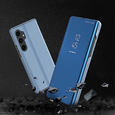 SKALO Samsung S23 FE Clear View Spegel fodral - Roséguld