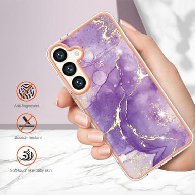 SKALO Samsung S24 Marmor TPU-skal - Motiv 1