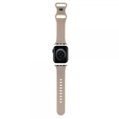 Hello Kitty Apple Watch 38/40/41mm Armband Liquid Silicone Beige
