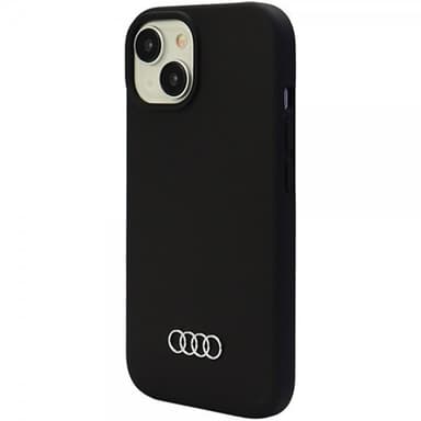 Audi iPhone 15 Plus Skal Silicone Svart