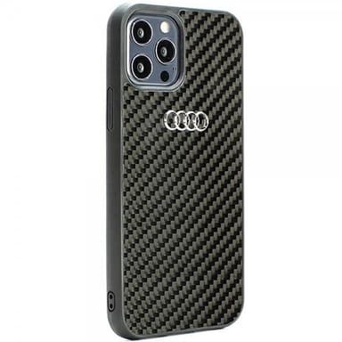 Audi iPhone 12/iPhone 12 Pro Skal Carbon Fiber Svart