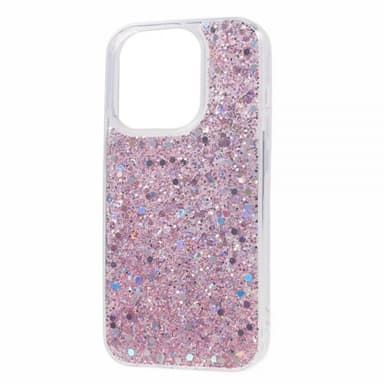 Nordic Covers iPhone 15 Pro Max Skal Sparkle Series Blossom Pink