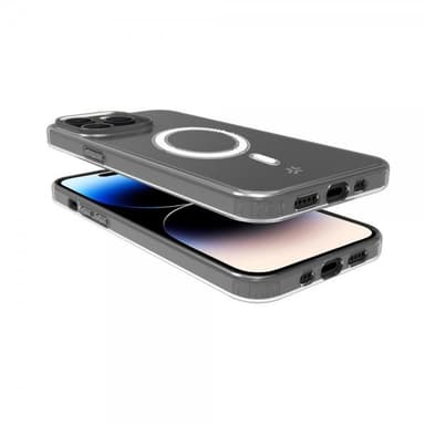 Celly iPhone 15 Pro Max Skal GELSKINMAG MagSafe Transparent