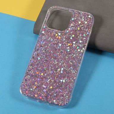 Nordic Covers iPhone 13 Skal Sparkle Series Blossom Pink