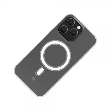 Celly iPhone 15 Pro Max Skal GELSKINMAG MagSafe Transparent