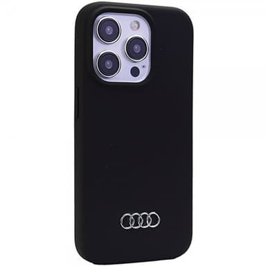 Audi iPhone 15 Pro Skal Silicone Svart
