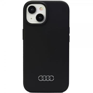 Audi iPhone 15 Plus Skal Silicone Svart