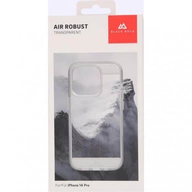 Black Rock iPhone 14 Pro Skal Air Robust Case Transparent