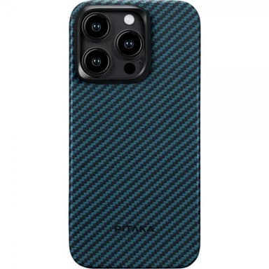 Pitaka iPhone 15 Pro Max Skal MagEZ Case 4 Black/Blue Twill