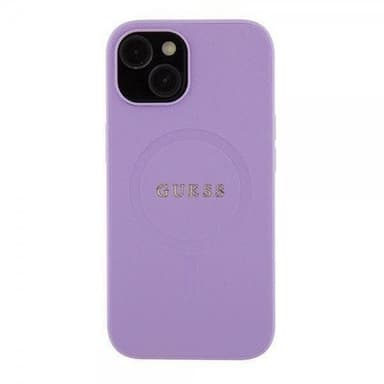 Guess iPhone 15 Plus Skal Saffiano MagSafe Lila