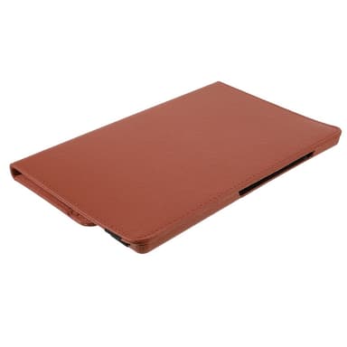 SKALO Samsung Tab A9+ 360 Litchi Fodral - Brun