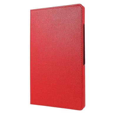 SKALO Samsung Tab A9+ 360 Litchi Fodral - Röd