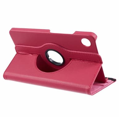 SKALO Samsung Tab A9 360 Litchi Fodral - Cerise