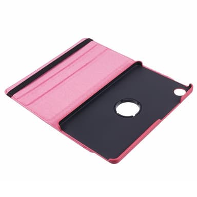 SKALO Samsung Tab A9 360 Litchi Fodral - Cerise