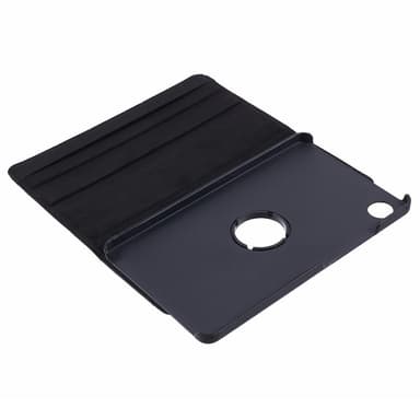 SKALO Samsung Tab A9 360 Litchi Fodral - Svart