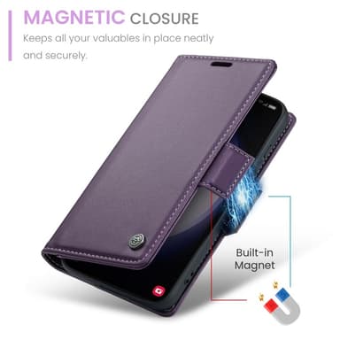 CASEME Plånboksfodral Samsung Galaxy S24 - Lila