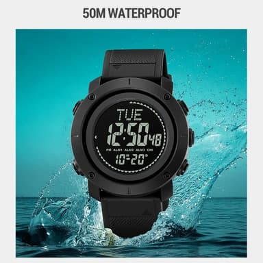 Armbandsklocka Armbandsur Klocka Outdoor Sports 12 / 24H