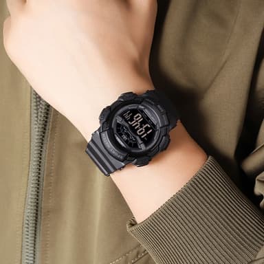 Armbandsklocka Armbandsur Klocka 50m vattentät TPU-rem