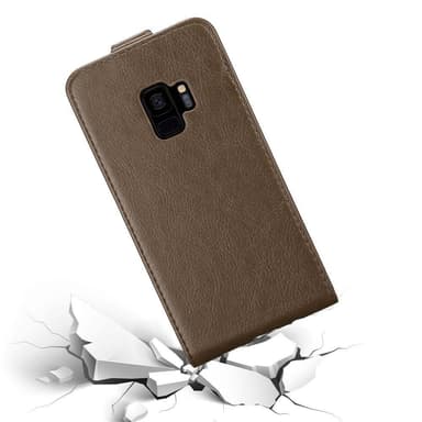 Samsung Galaxy S9 Flipfodral Skal (Brun)