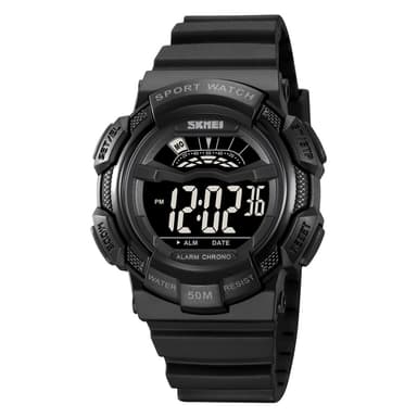 Armbandsklocka Armbandsur Klocka 50m vattentät TPU-rem