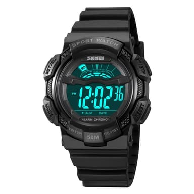 Armbandsklocka Armbandsur Klocka 50m vattentät TPU-rem