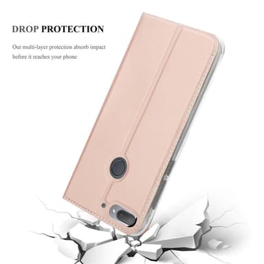 HTC Desire 12 PLUS Plånboksfodral Skal (Rosa)