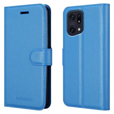 Oppo FIND X5 PRO Plånboksfodral Skal (Blå)