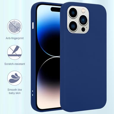 iPhone 14 PRO MAX Skal Fodral Case (Blå)