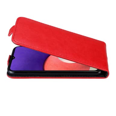 Samsung Galaxy A22 5G Flipfodral Skal (Röd)